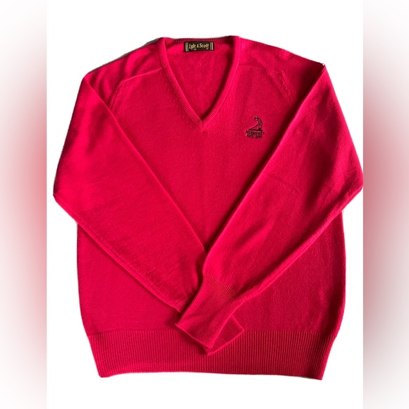 Lyle & Scott Pinehurst Pink Embroidered Golf PGA Championship Sweater Med (43) - Picture 1 of 11